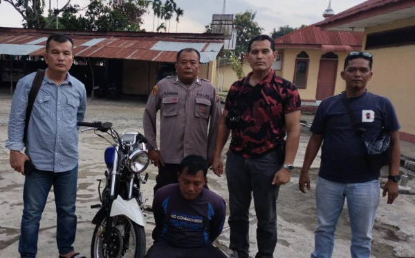 Polsek Serbalawan Ungkap Curanmor, Pelaku Ditangkap Usai Tawarkan Motor di Facebook - DigitalMediaPublic